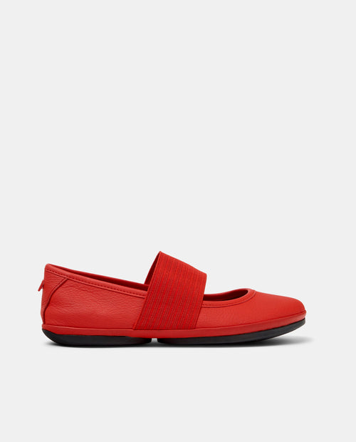 CAMPER Right Nina, red ballet flats for women at Tascón