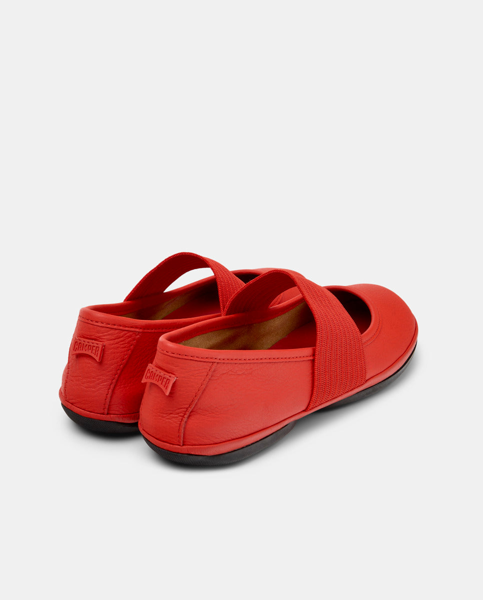 CAMPER Right Nina, red ballet flats for women at Tascón