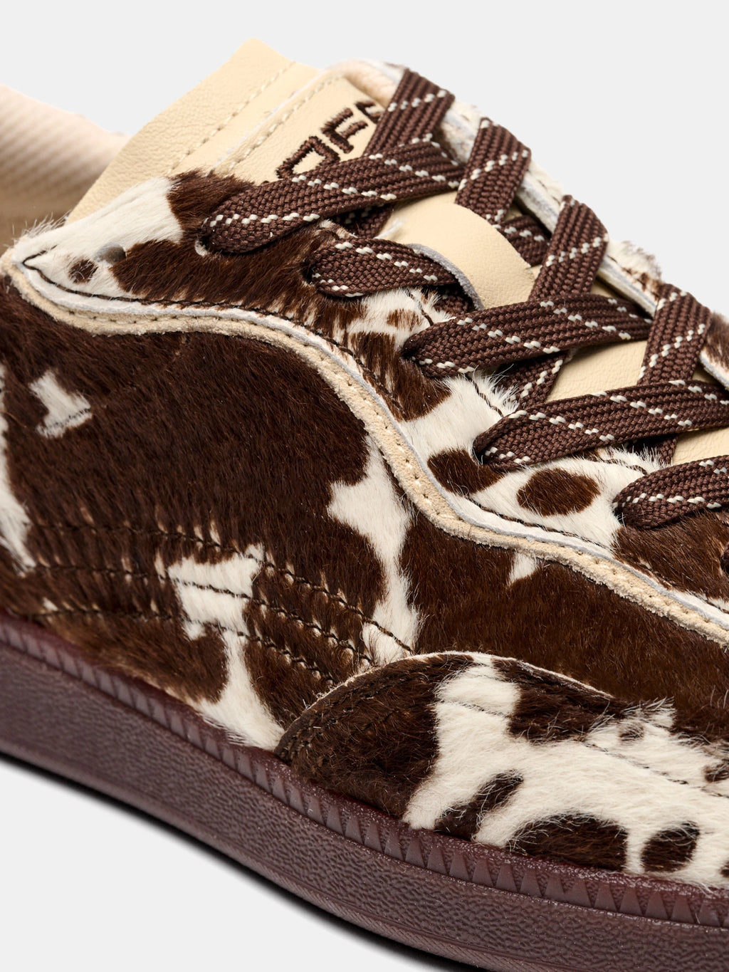 HOFF PARK COW Print Brown: brown trainers unisex