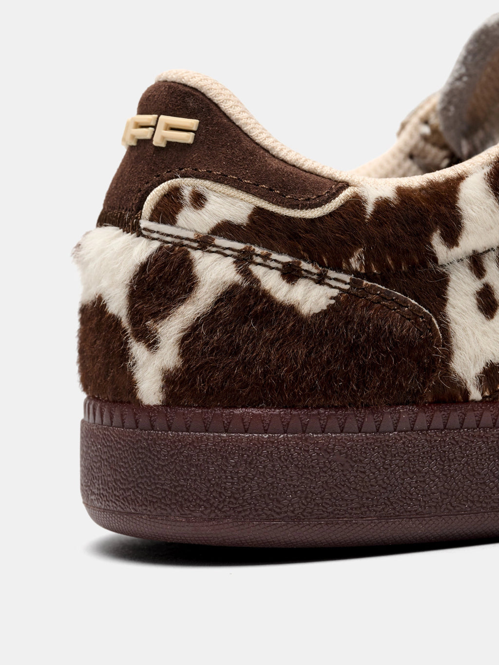 HOFF PARK COW Print Brown: brown trainers unisex