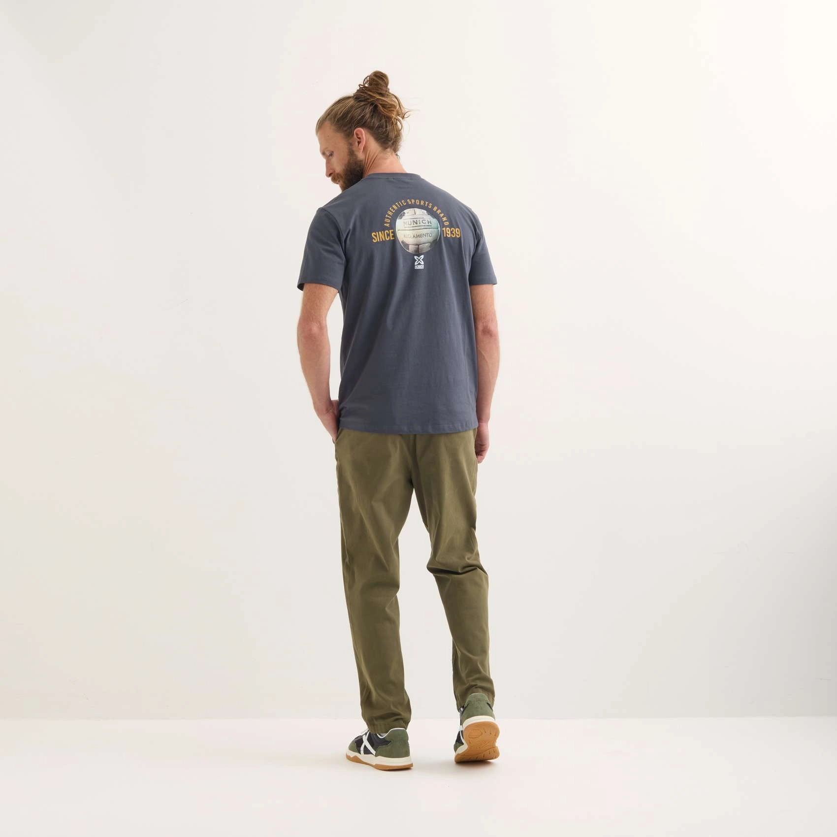 MUNICH Brench Antraticta: grey T-shirt for men