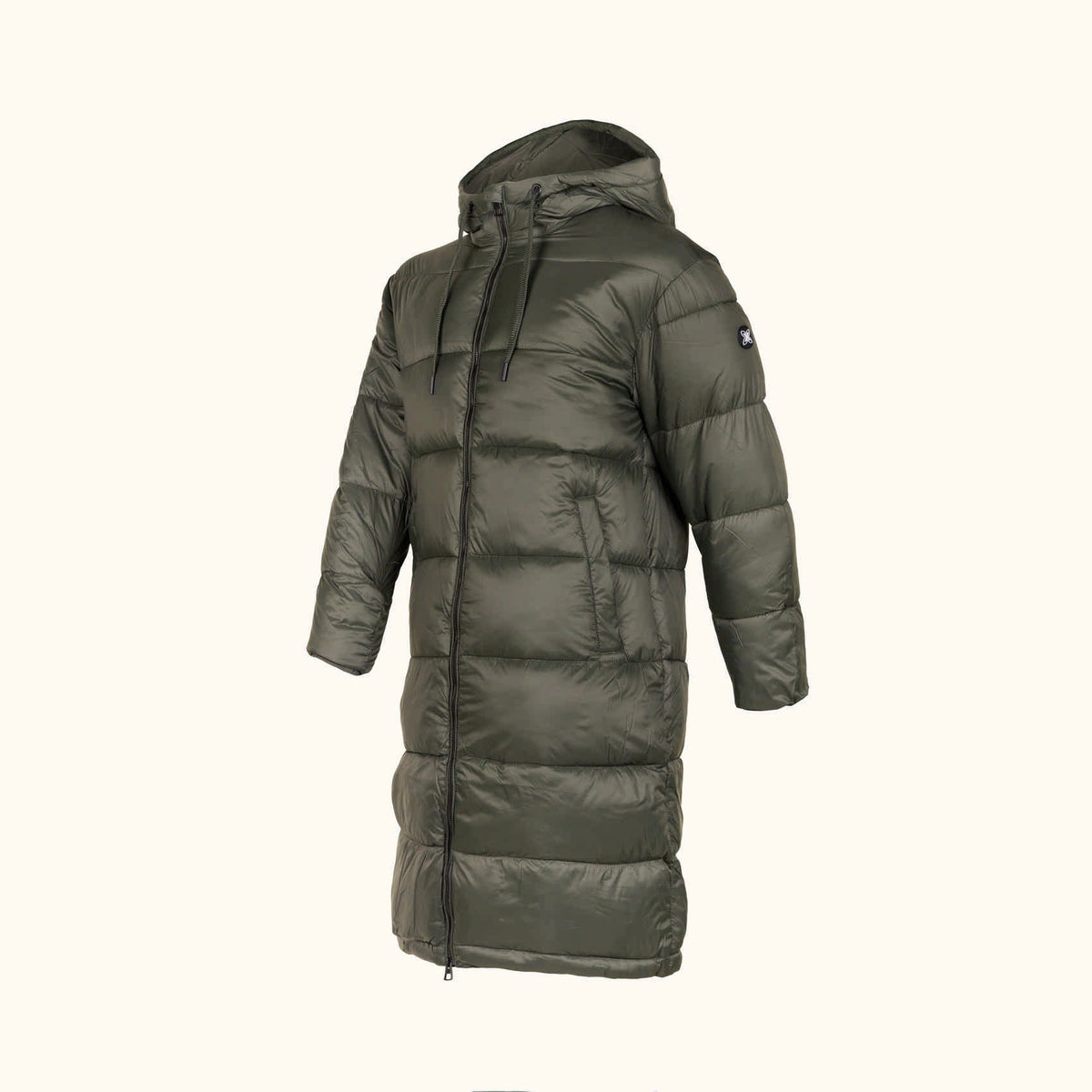MUNICH WIND Khaki: caqui jas voor dames
