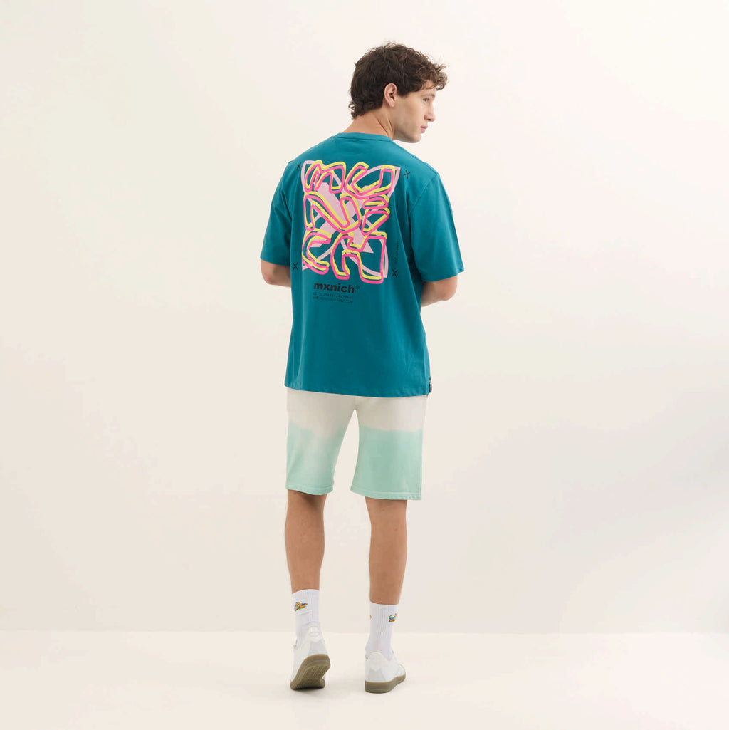 MUNICH Bruno Oversize T-shirt: blau samarreta per a home
