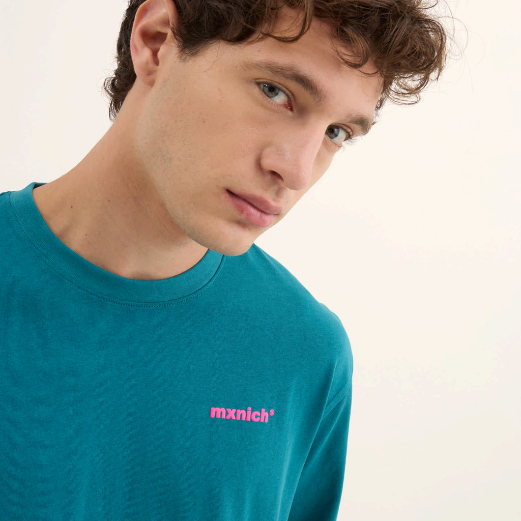 MUNICH Bruno Oversize T-shirt: blau samarreta per a home