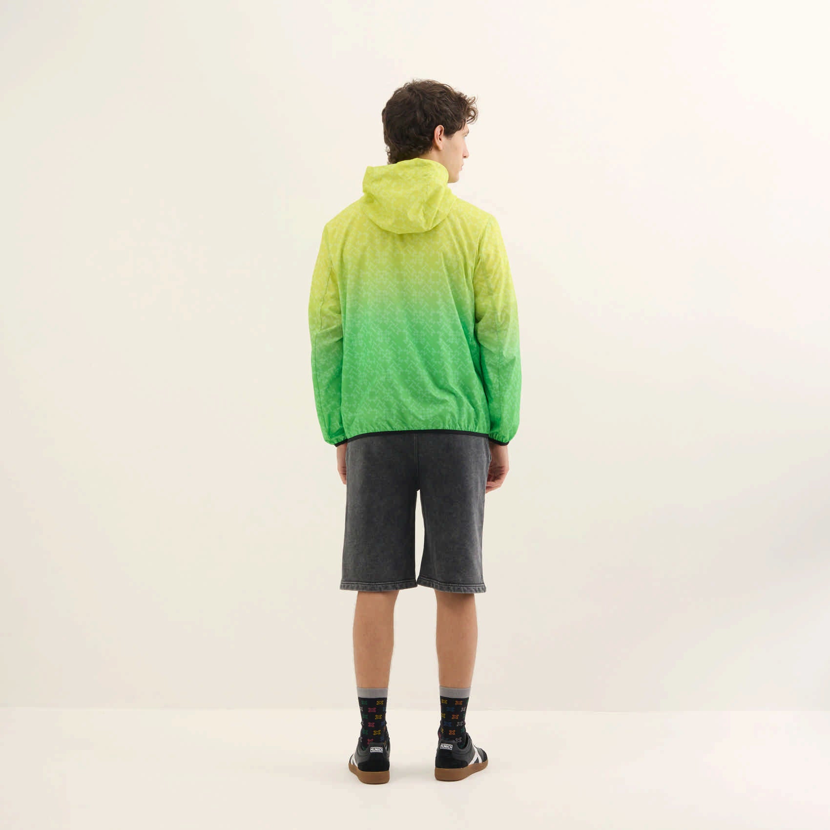 MUNICH Windbreaker Monogram: amarillo jacket for men