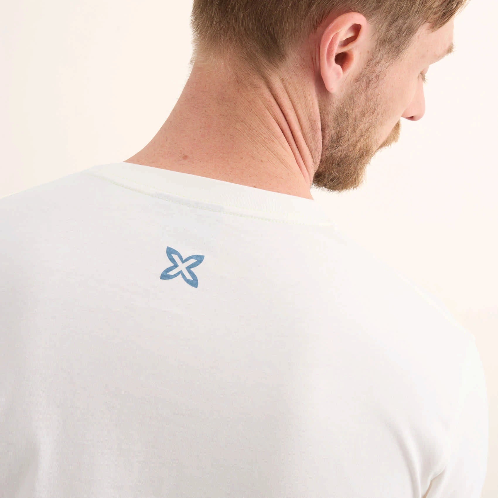 MUNICH Regular T-shirt George: white T-shirt for men