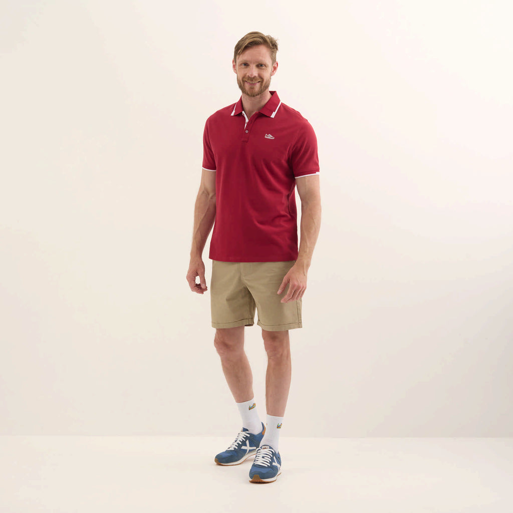 MUNICH POLO SLAM: rosso polo da uomo