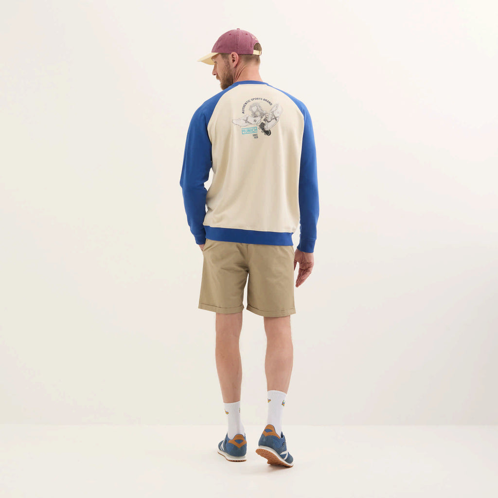MUNICH Sweatshirt CHAO: niebieski bluza dla mężczyzn