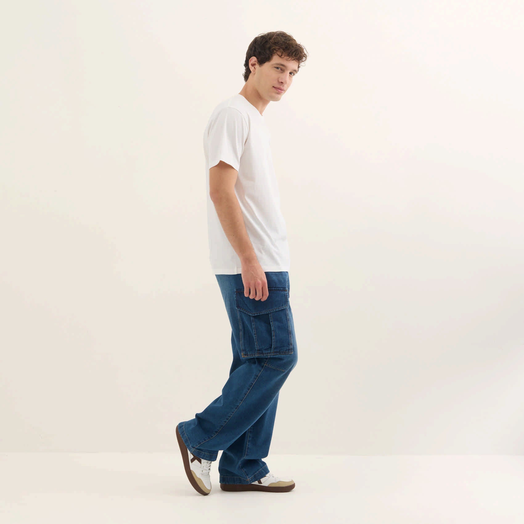 MUNICH T-shirt Essentials: white T-shirt for men