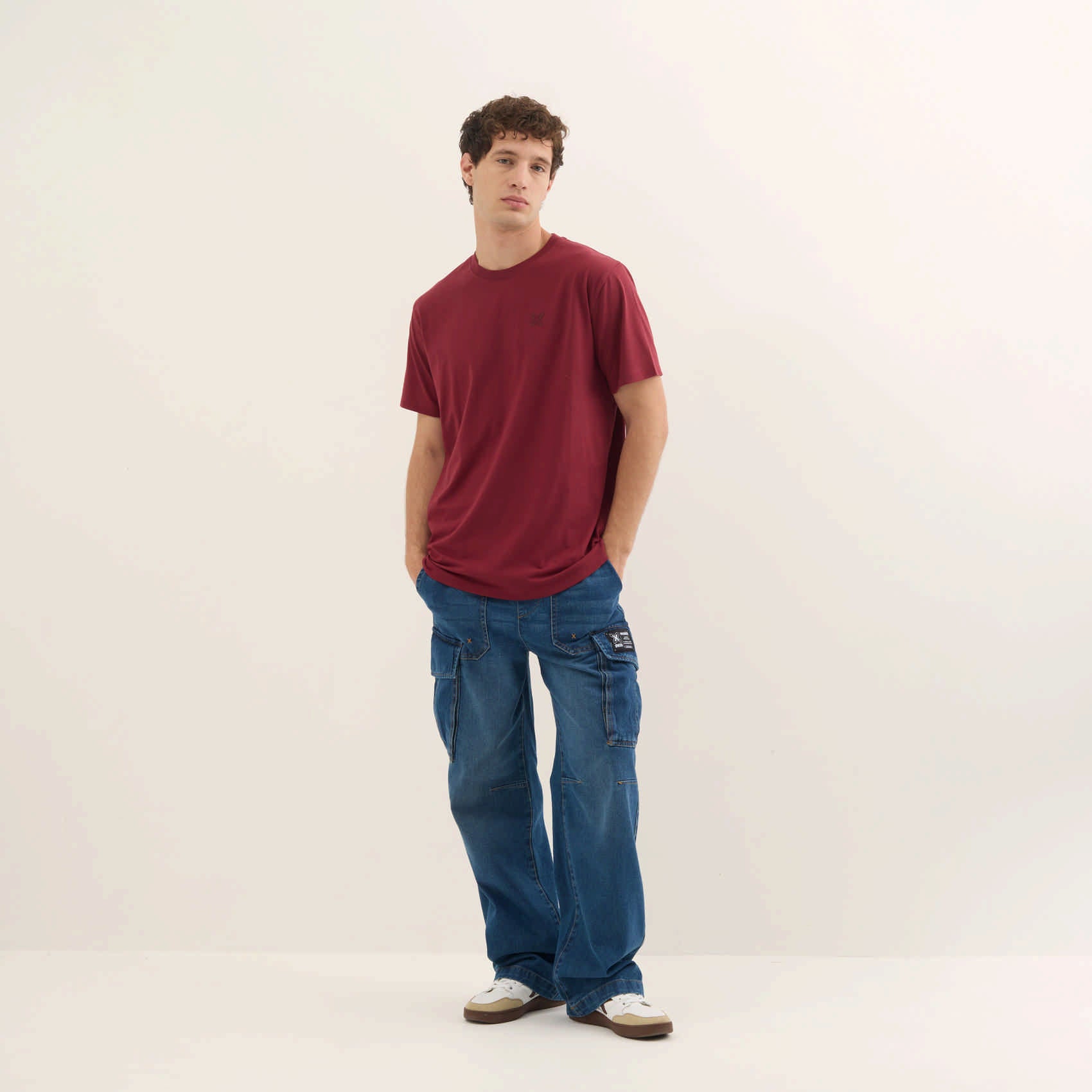 MUNICH T-shirt Essentials: red T-shirt for men