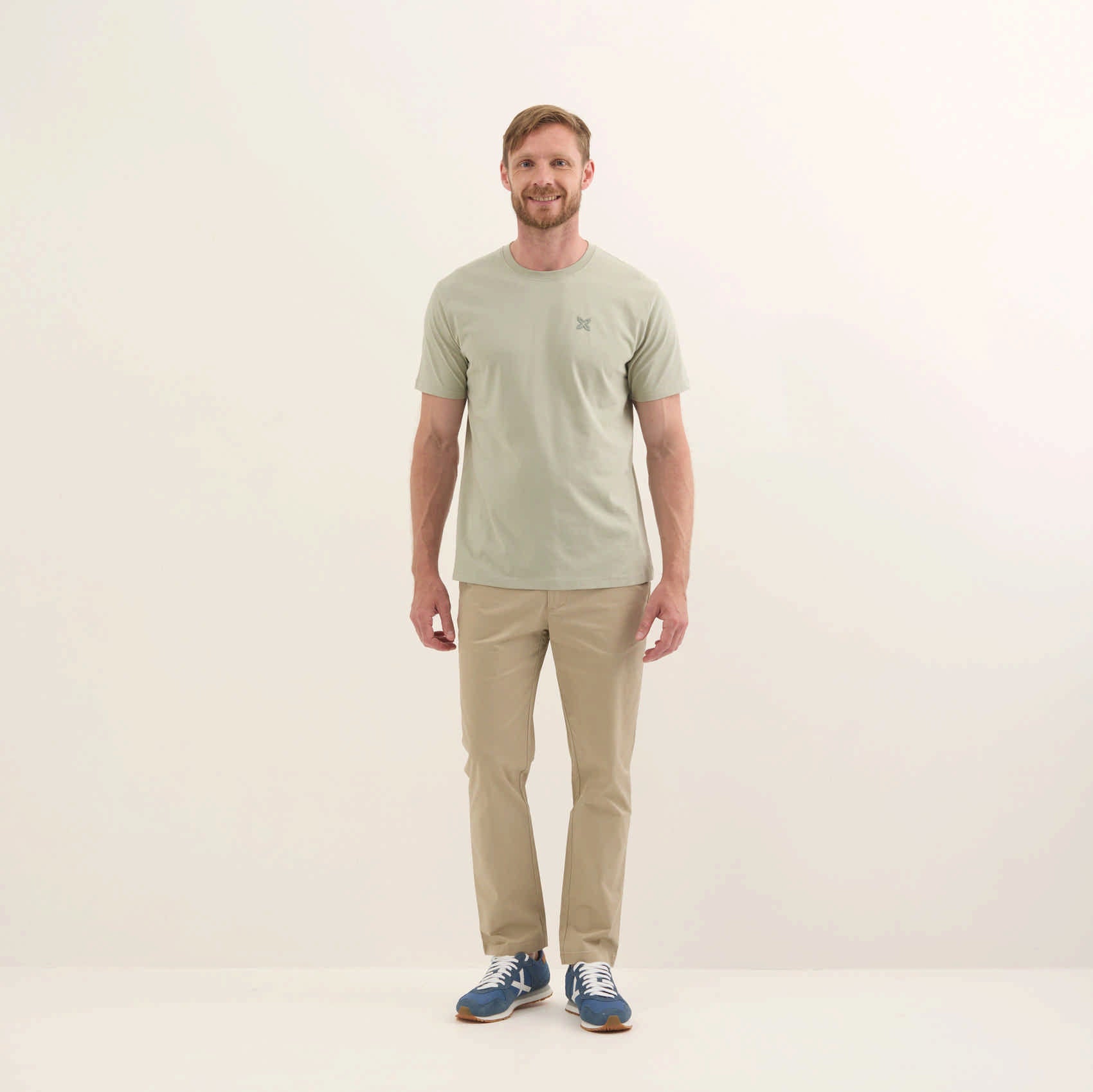 MUNICH T-shirt Essentials: green T-shirt for men