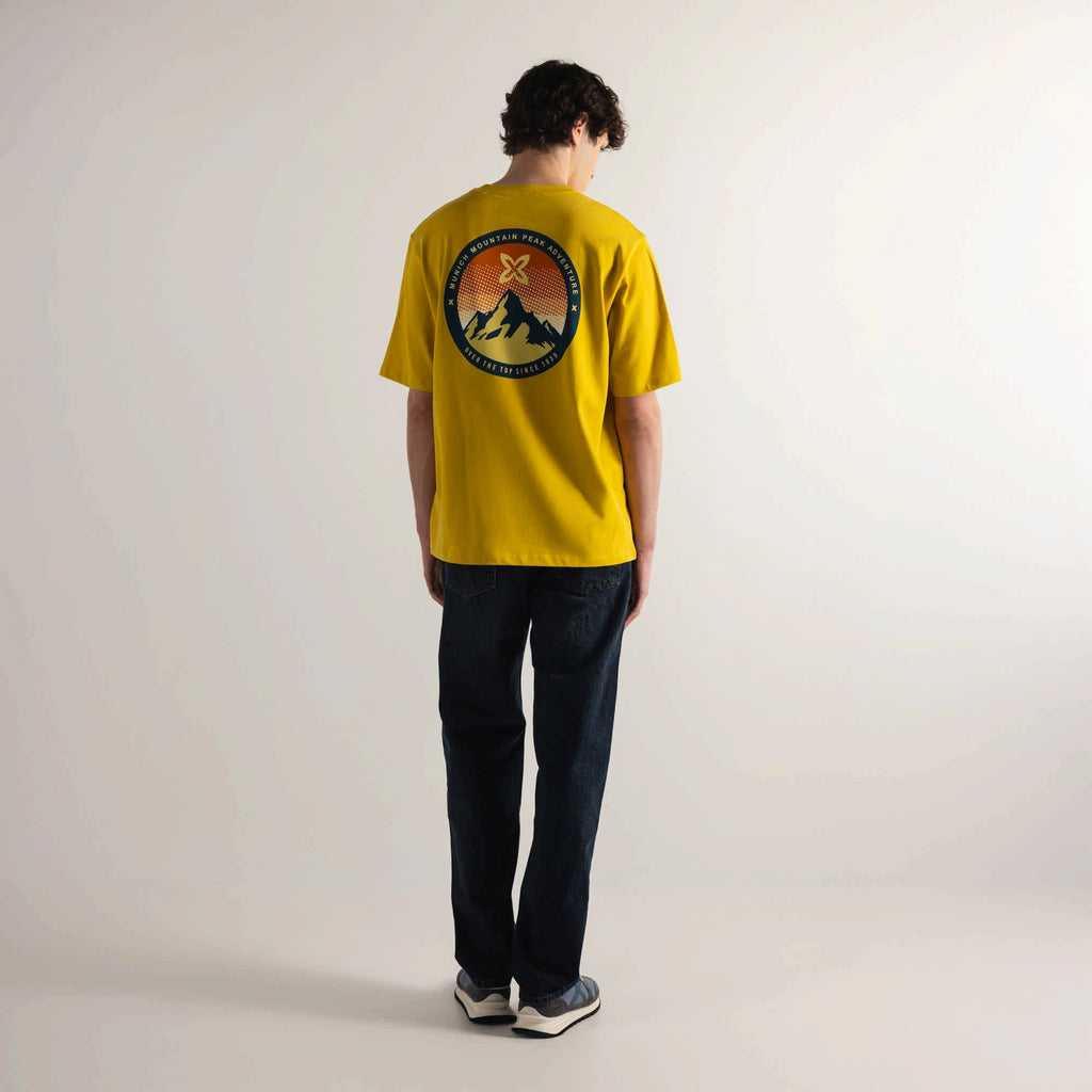 MUNICH | CAMISETAS | HOMBRE | OVERSIZE T-SHIRT PEACK LEMON | AMARILLO