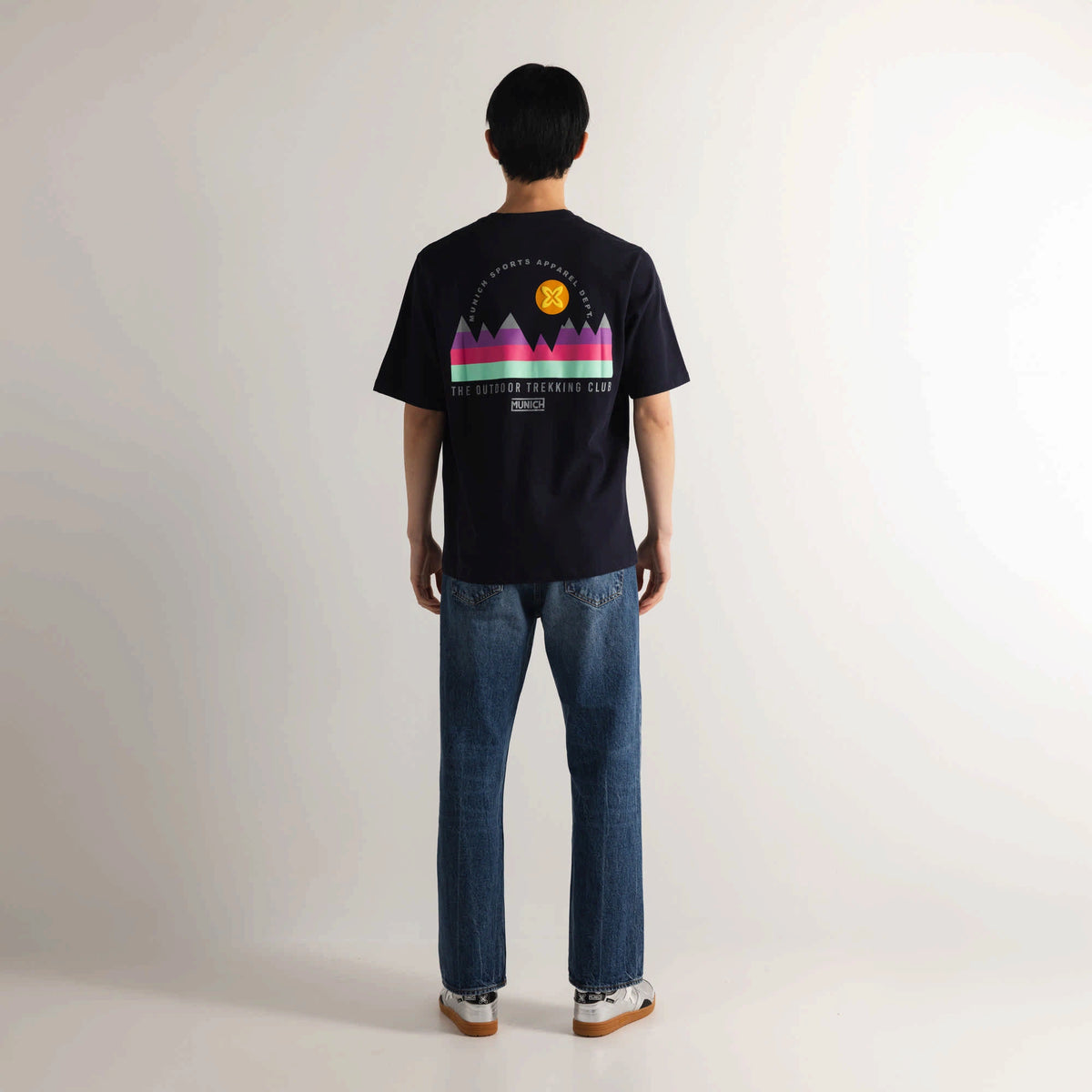MUNICH | CAMISETAS | HOMBRE | OVERSIZE T-SHIRT TREKKING NAVY | AZUL