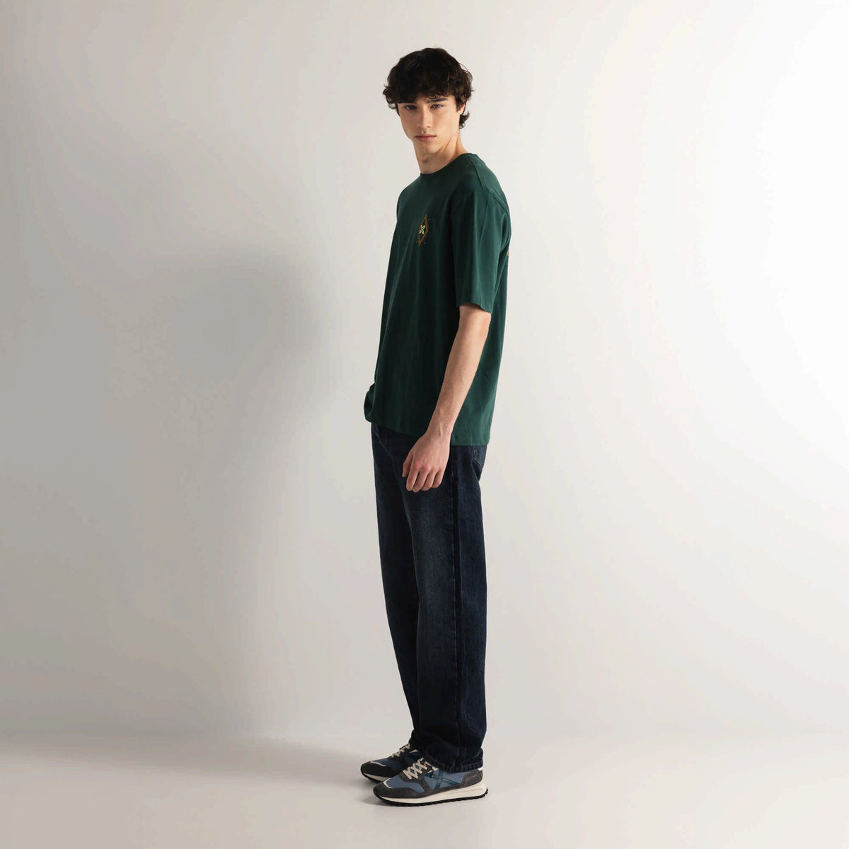 MUNICH Oversize T-shirt BEAR Green: グリーン Tシャツ メンズ