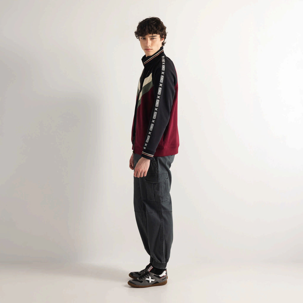 MUNICH Jacket Scudetto WINE: burdeos veste pour homme