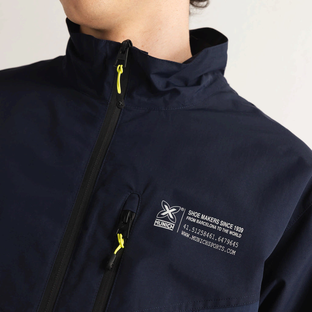 MUNICH Jacket Harbor NAVY: blå jakke til mænd