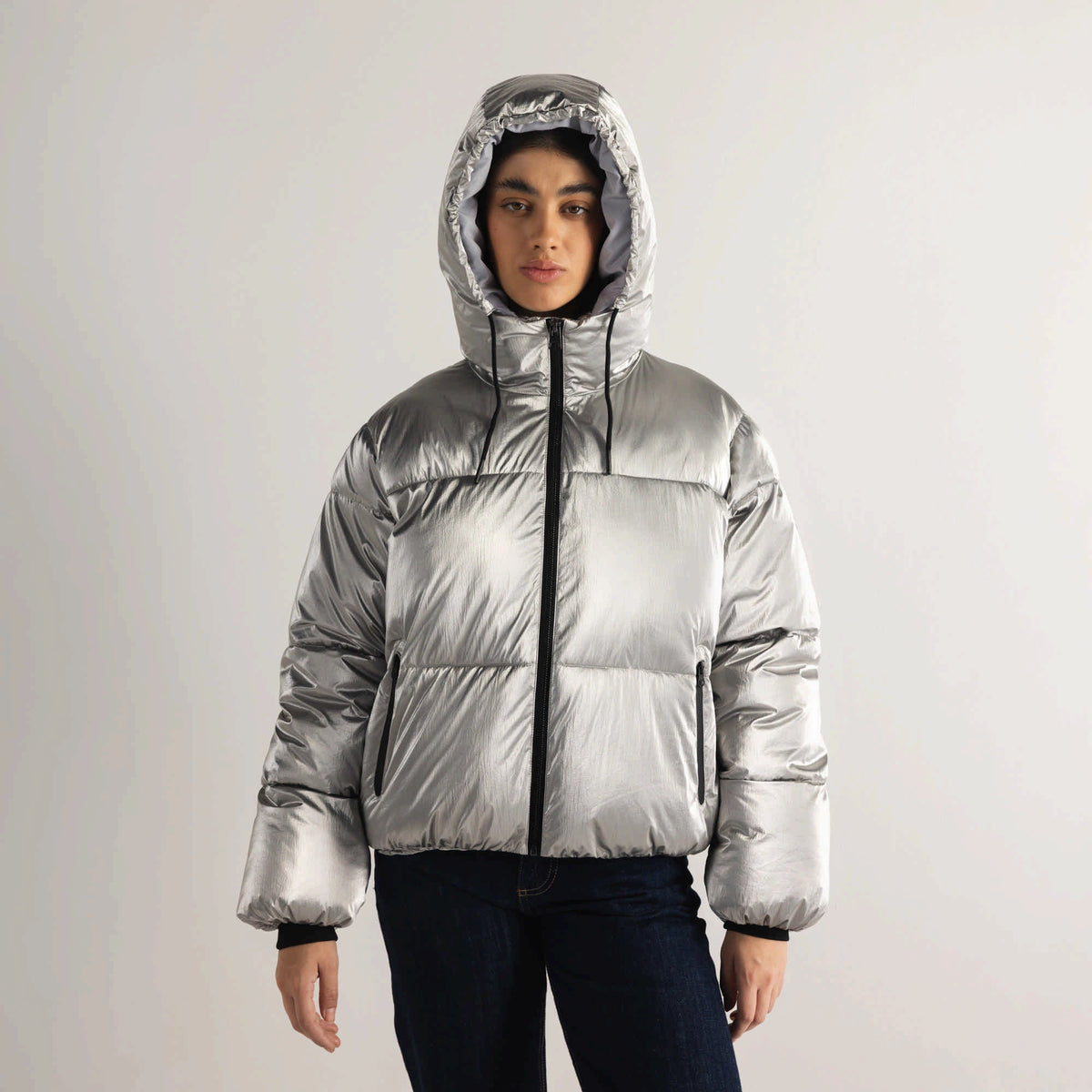 MUNICH Puffer FOG Black: zwart jas voor heren