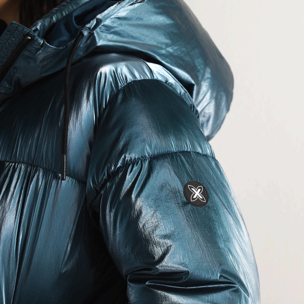 MUNICH Puffer FOG Petrol: blu giacca da uomo