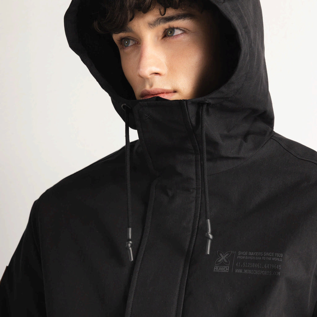 MUNICH | CHAQUETAS | HOMBRE | PARKA WILLIAM BLACK | NEGRO