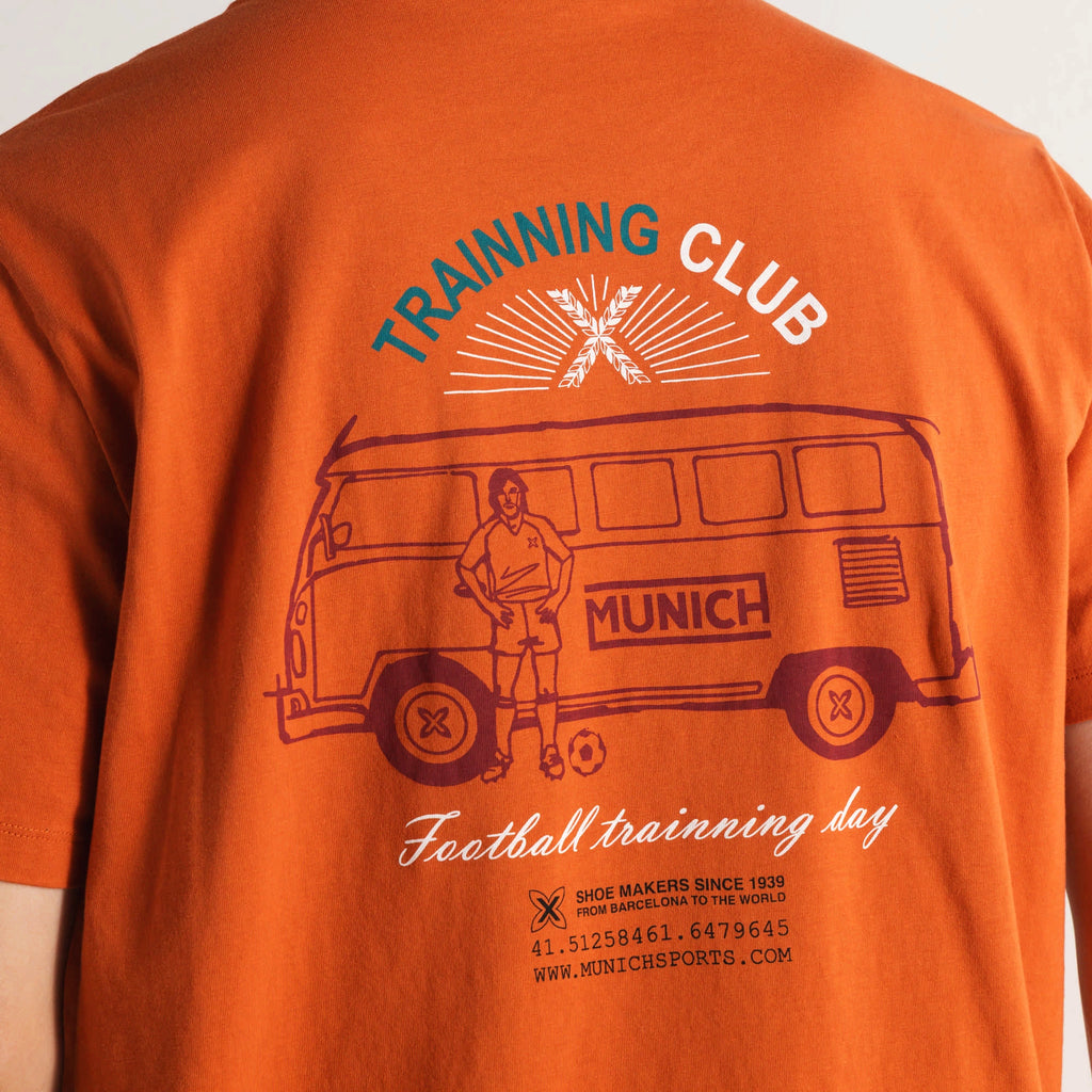 MUNICH Regular T-shirt VAN Terracota: 棕色 T恤 男士