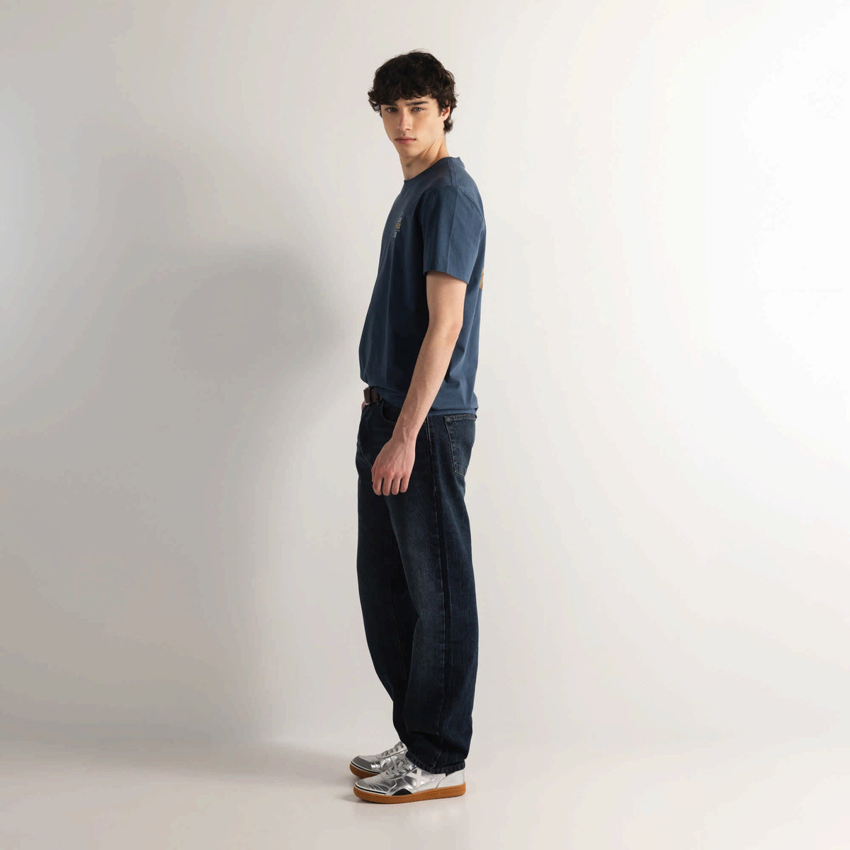 MUNICH Regular T-shirt Field BLUE: ブルー Tシャツ メンズ