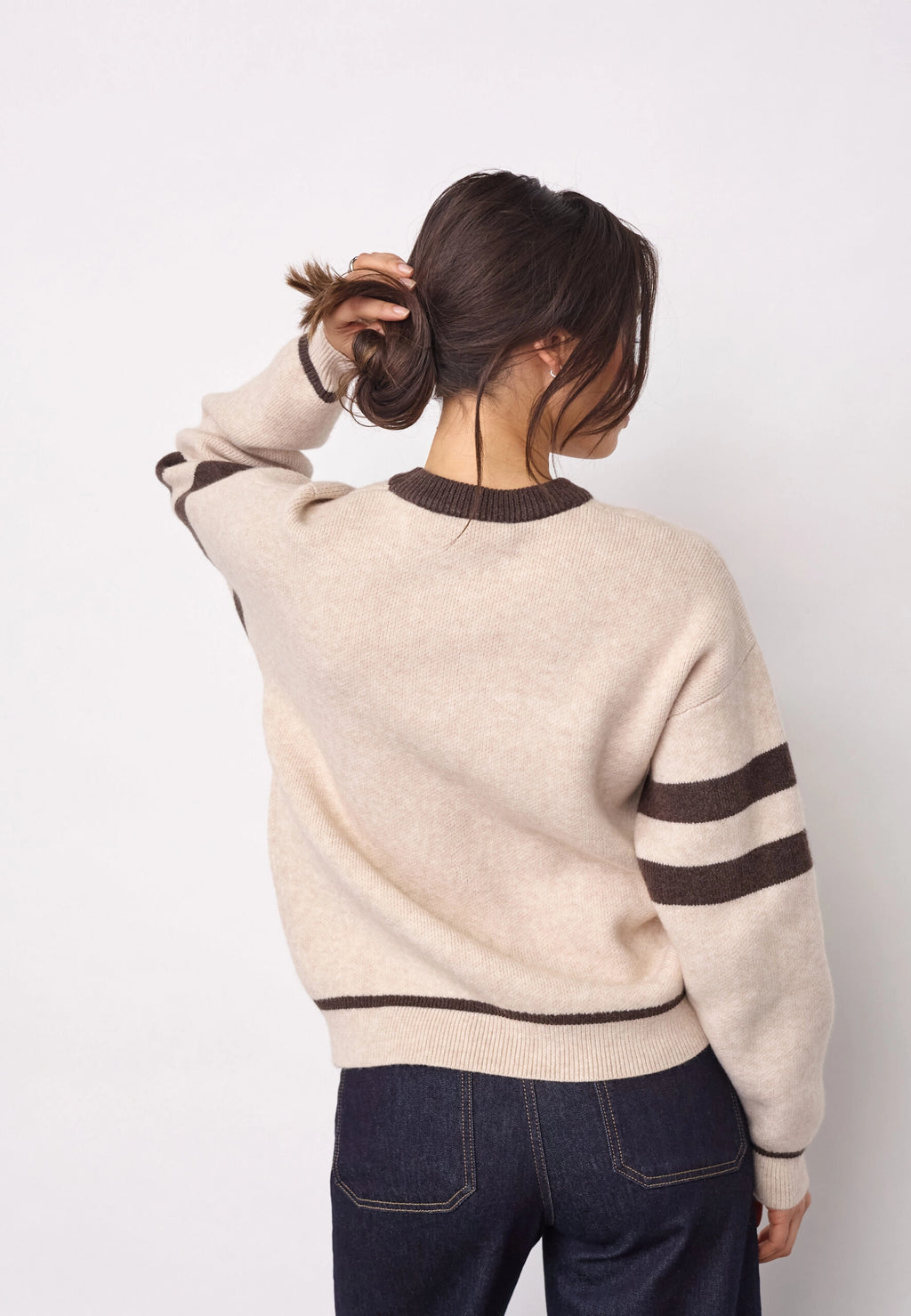 COCOUTURE Rowcc COCO LOGO KNIT Creme: bianco maglione da donna