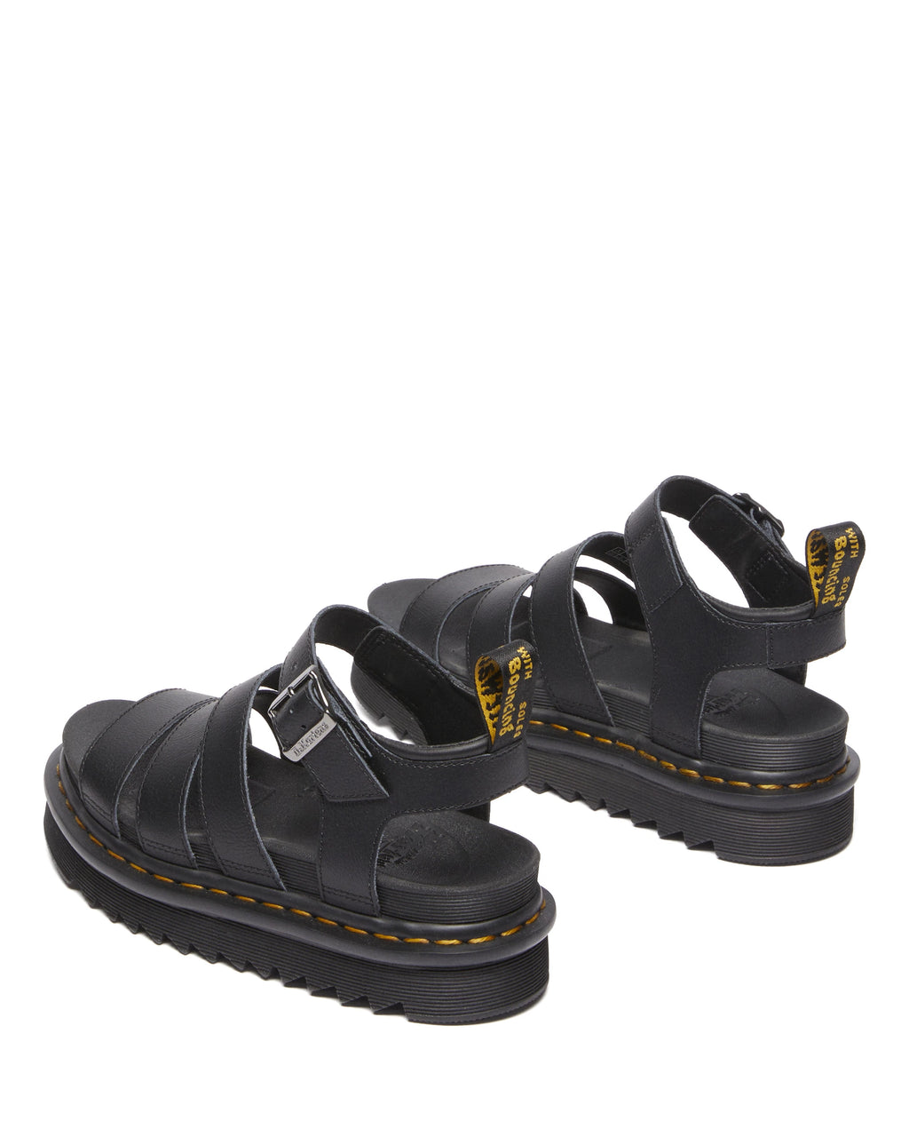 DR. MARTENS Blaire: black sandals for women