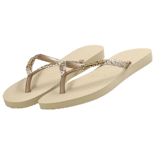 HAVAIANAS | CHANCLAS | MUJER | SLIM GLITTER II SAND GREY | BEIGE