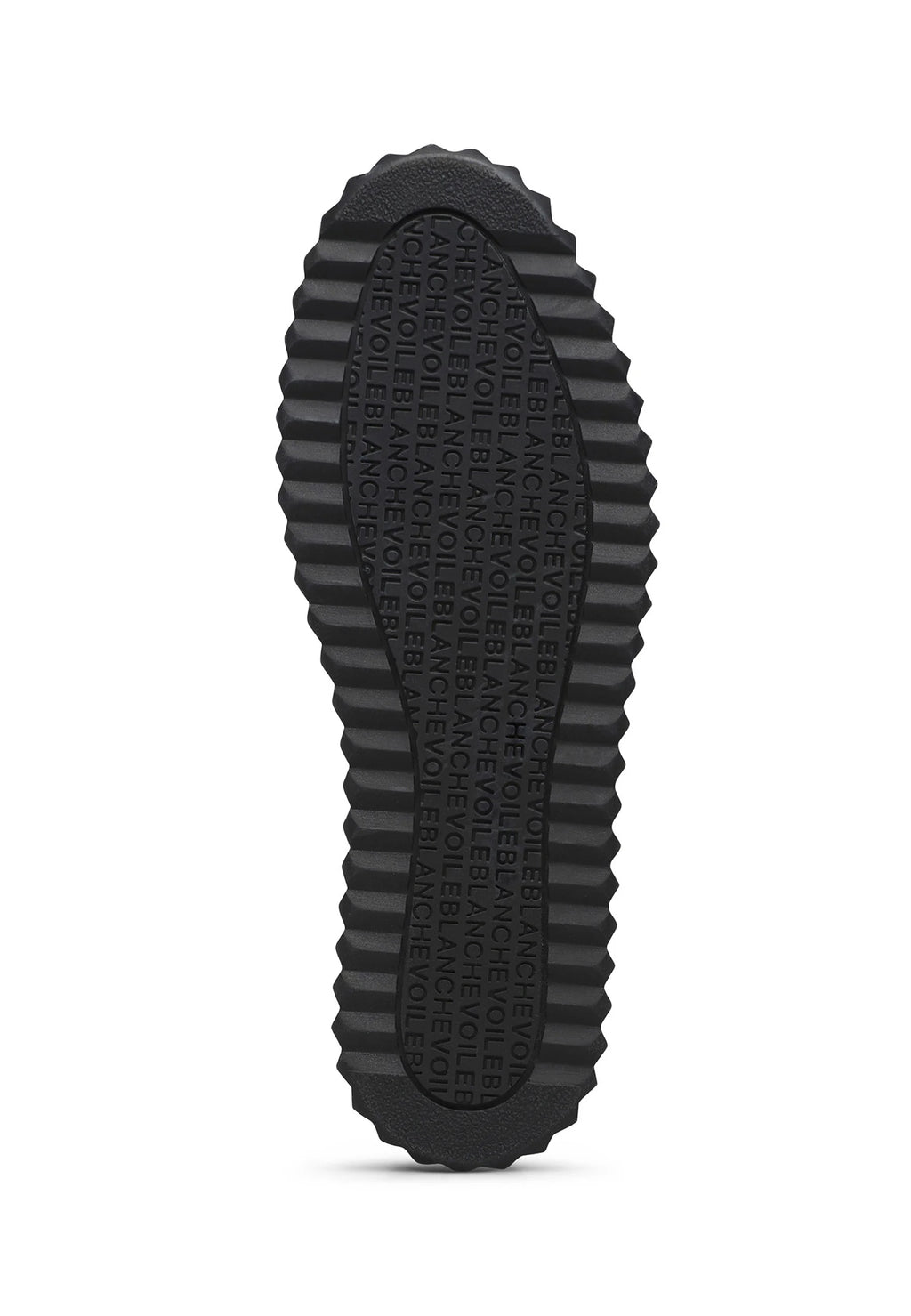VOILE BLANCHE INES MESH: black trainers for women