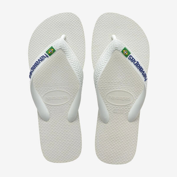 HAVAIANAS | SANDALIAS | NIÑO | BRASIL LOGO BLANCO | BLANCO
