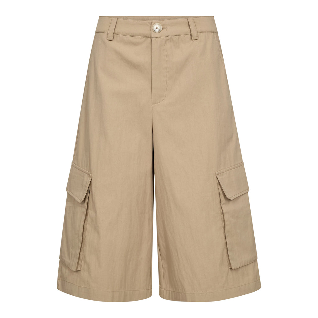 COCOUTURE | PANTALONES CORTOS | MUJER | KESHACC BERMUDA BISQUIT | BEIGE