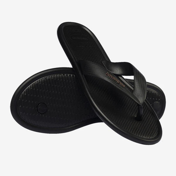 HAVAIANAS Puffed UP Black: black flip-flops for women