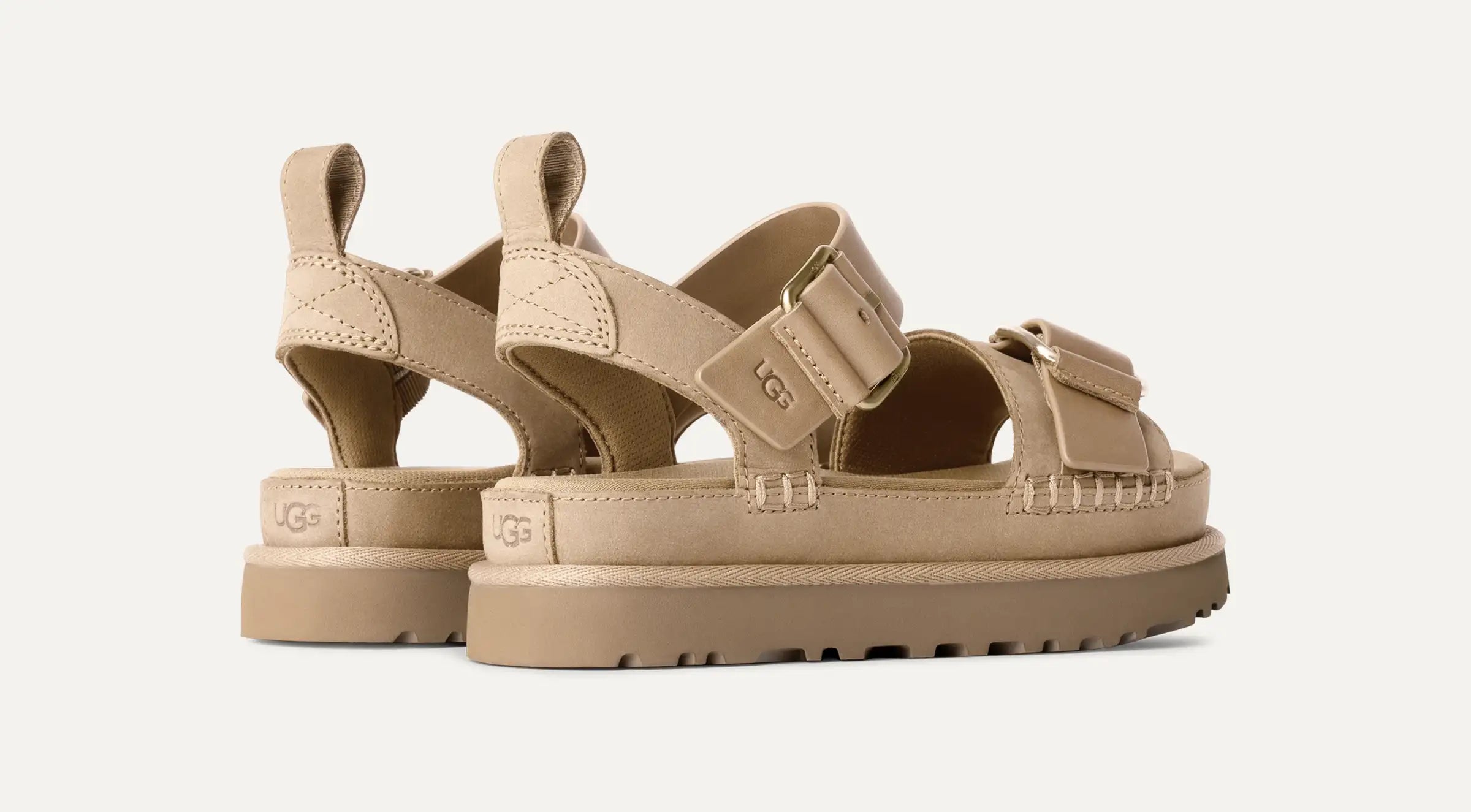 UGG W Goldenstar Villa: бежевый сандалии для женщин