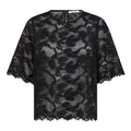 COCOUTURE Lannycc LACE Blouse Black: svart blus för dam