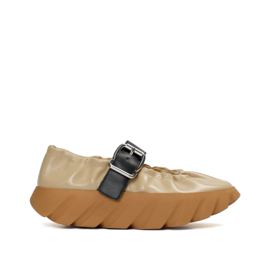 4CCCCEES TURA COVE SKIN: beige ballet flats for women