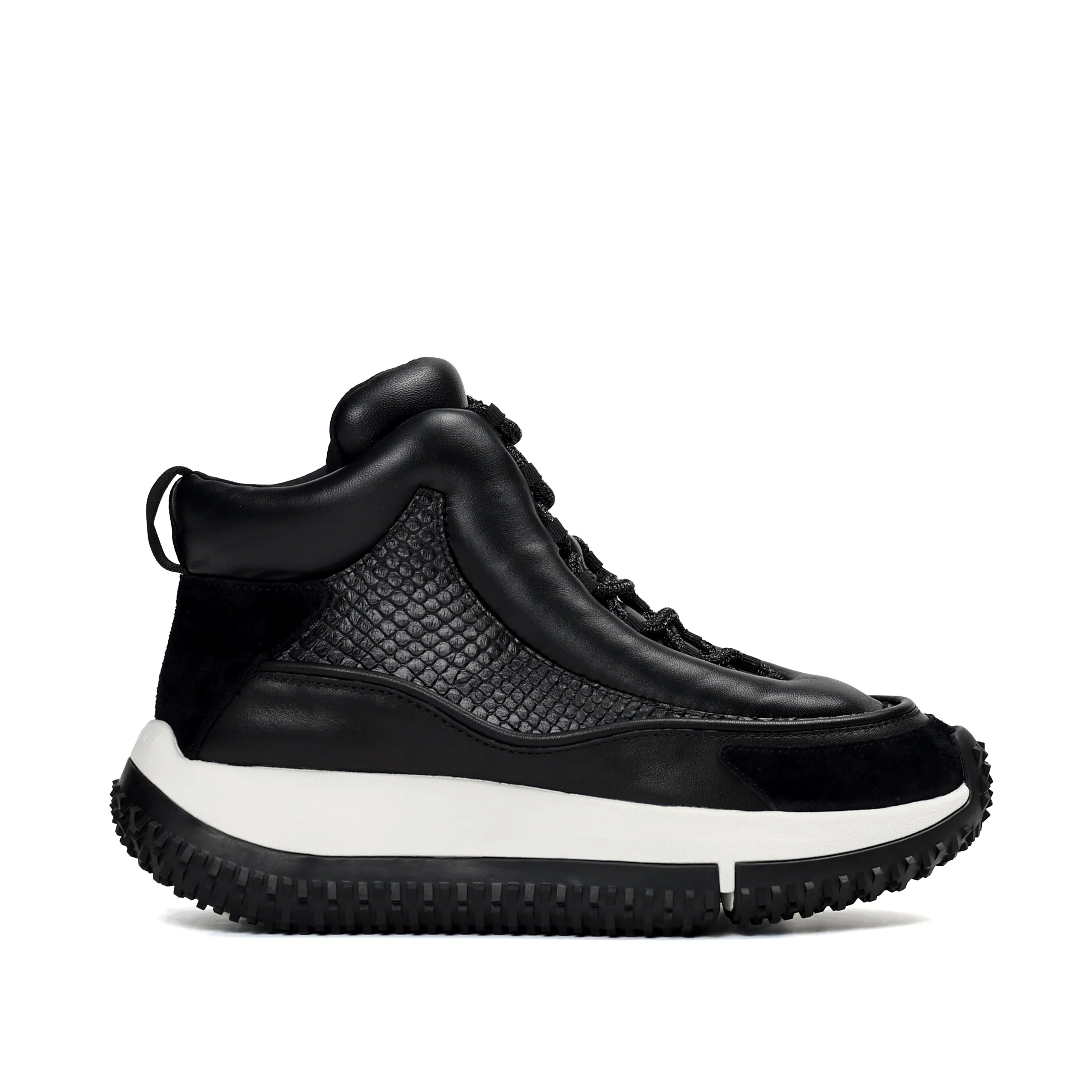 4CCCCEES Kapok GONI OREO: black ankle boots for women