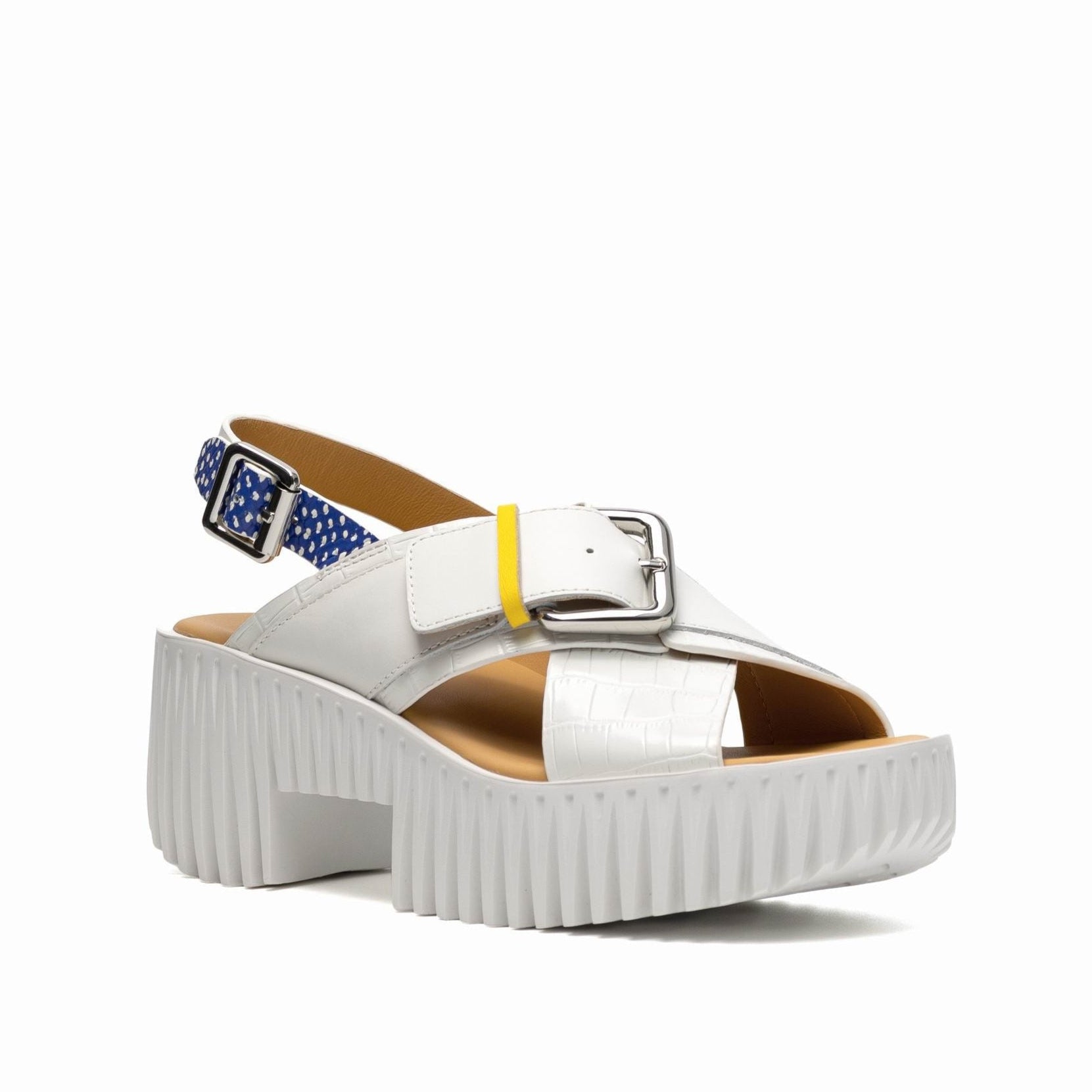 4CCCCEES PLIA JUNO: white sandals for women