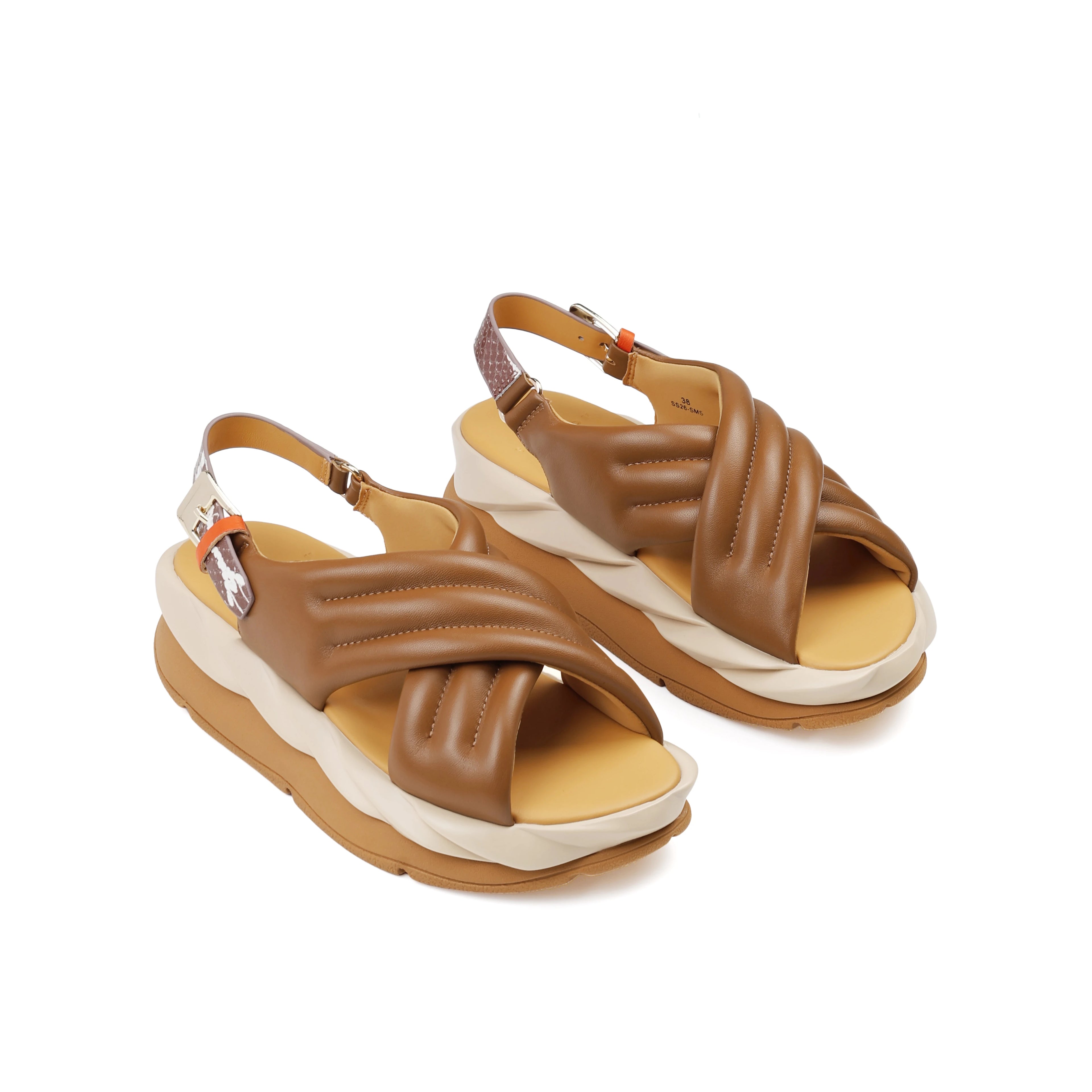 4CCCCEES Mellow MANA Brown: brown sandals for women