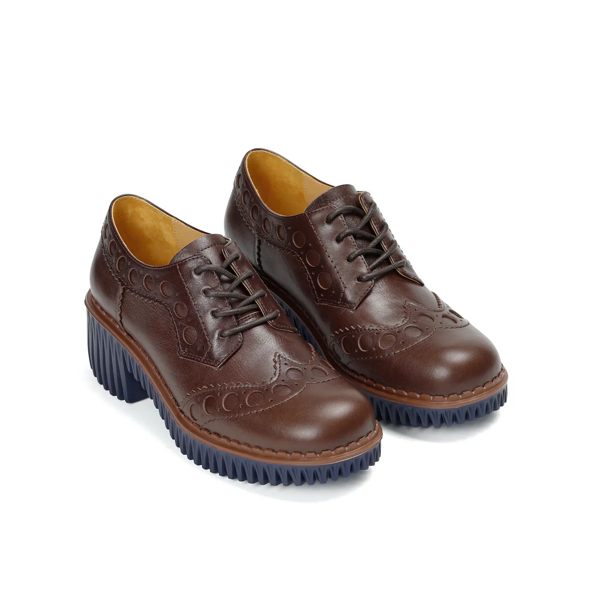 4CCCCEES Plita WIND Coffee: brown shoes for women