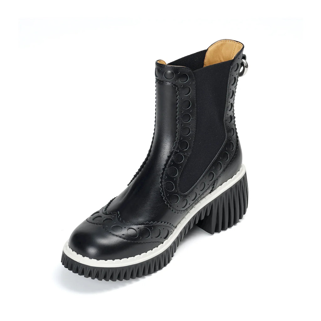 4CCCCEES Plita Cillo Black / Black: negre botins per a dona