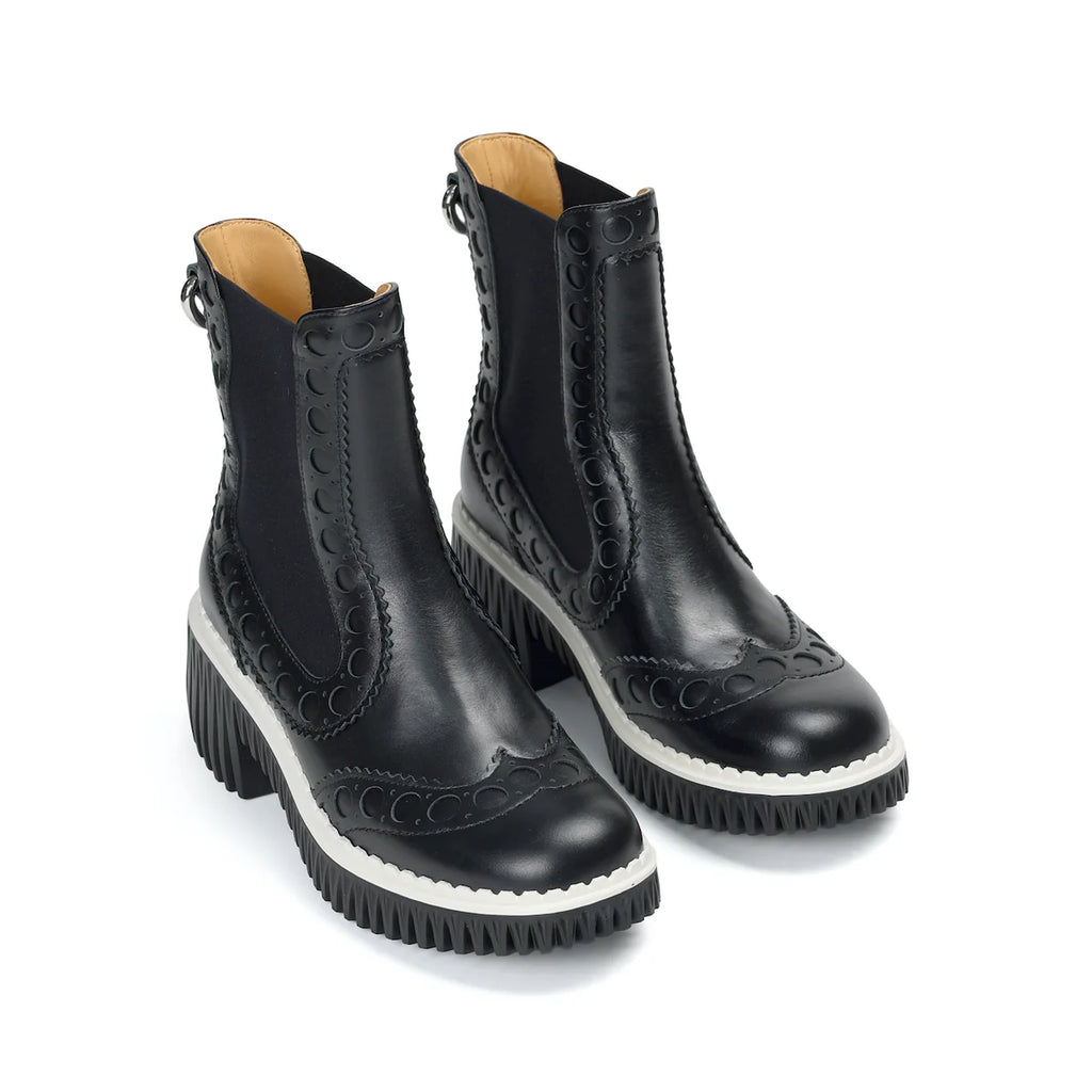 4CCCCEES Plita Cillo Black / Black: negre botins per a dona