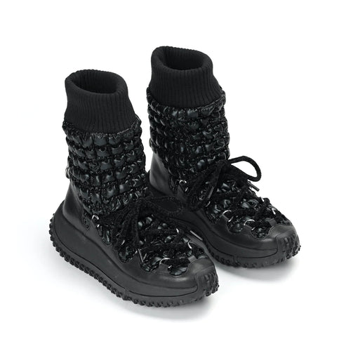 4CCCCEES Kapok Candy Black: black boots for women