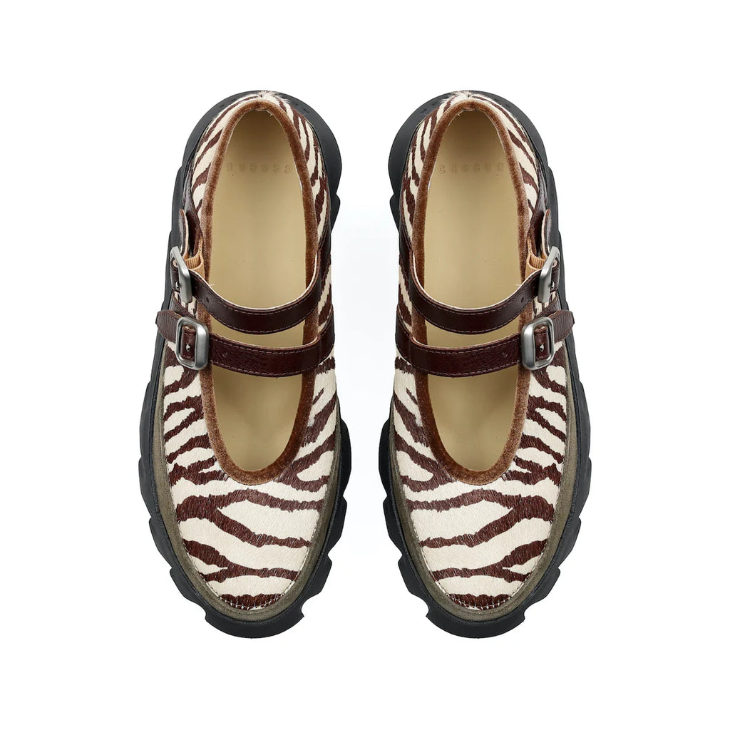 4CCCCEES TURA Ballet Zebra: animal print Ballerinas für Damen