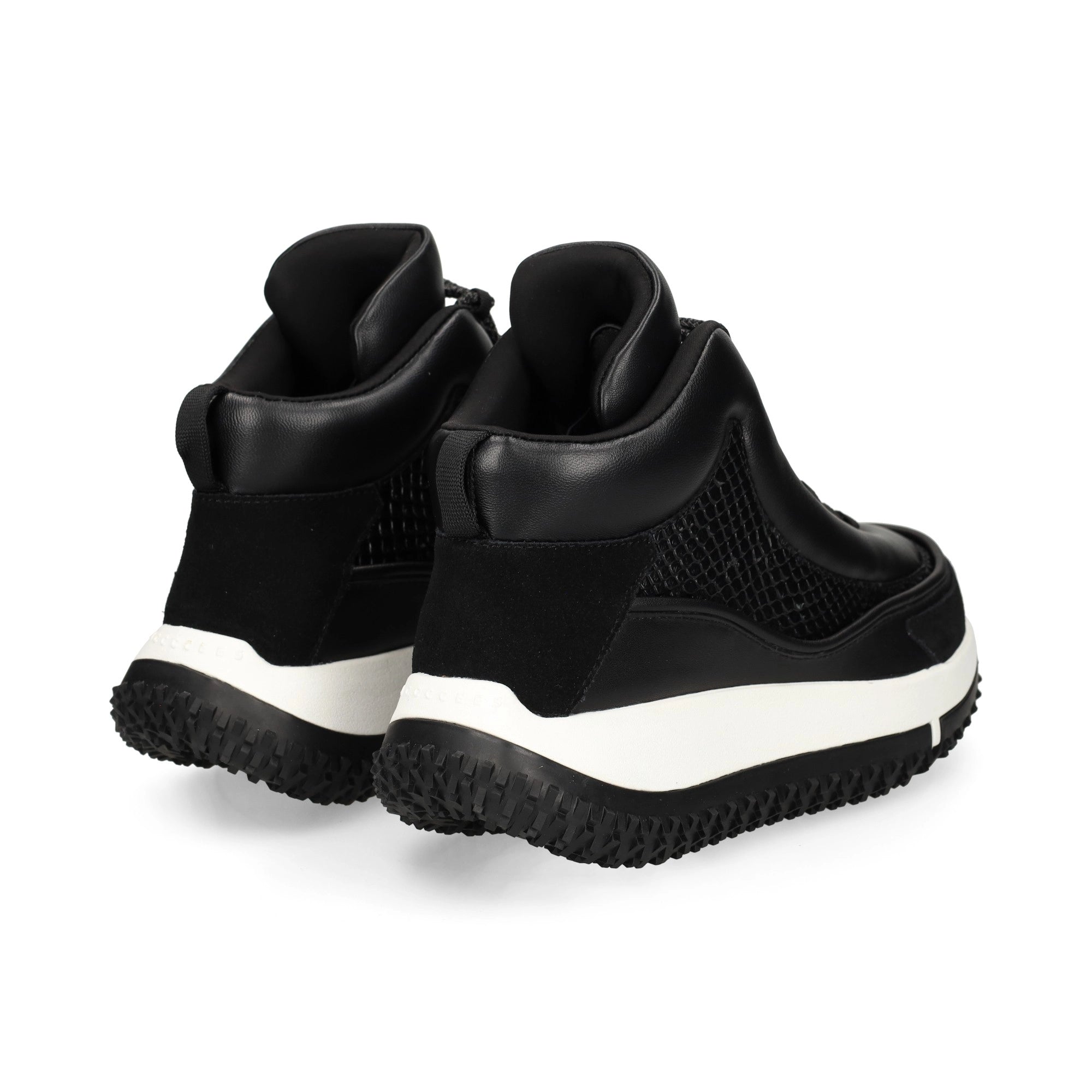 4CCCCEES Kapok GONI OREO: black ankle boots for women