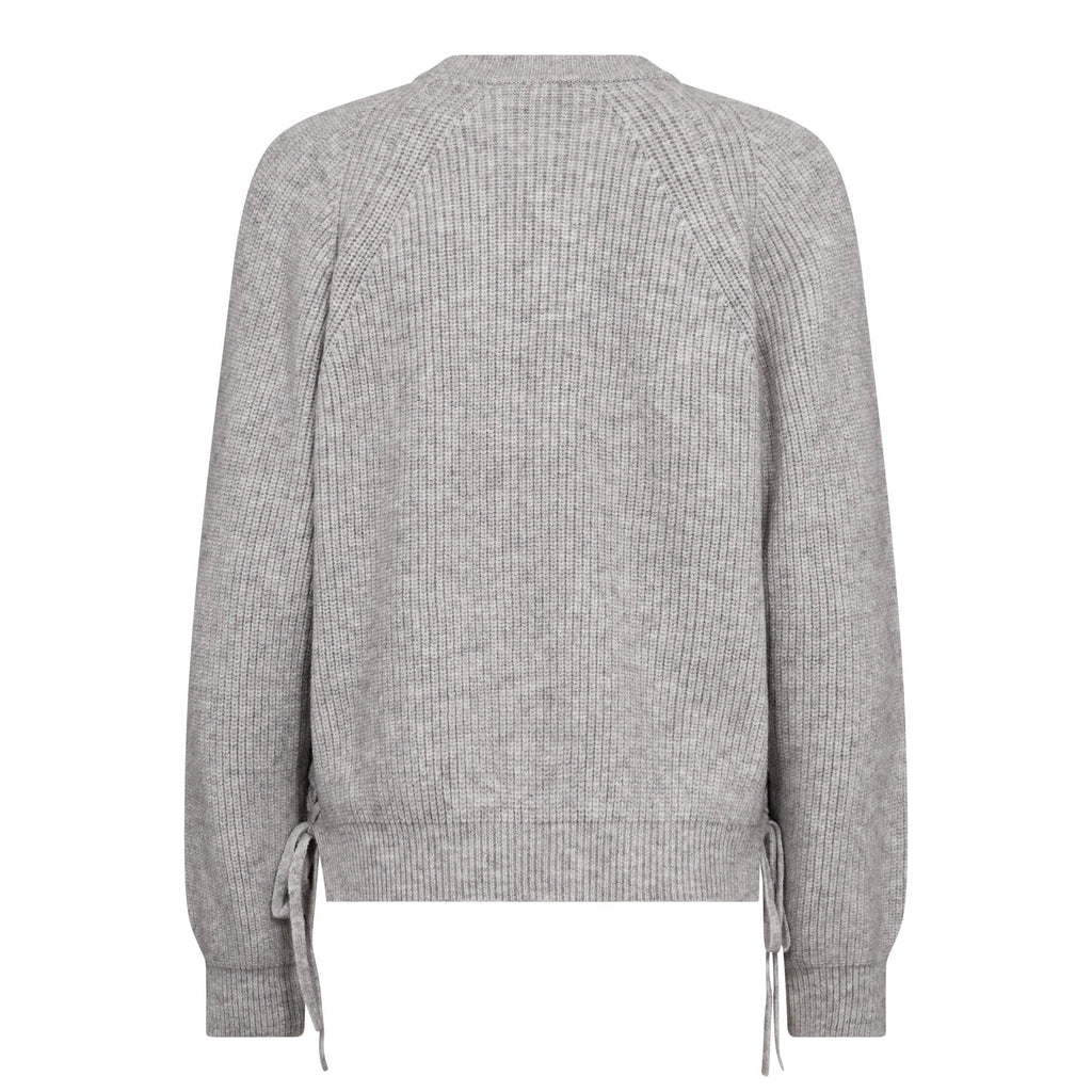 COCOUTURE Rowcc Braid String KNIT GREY Melange: グレー ニット レディース