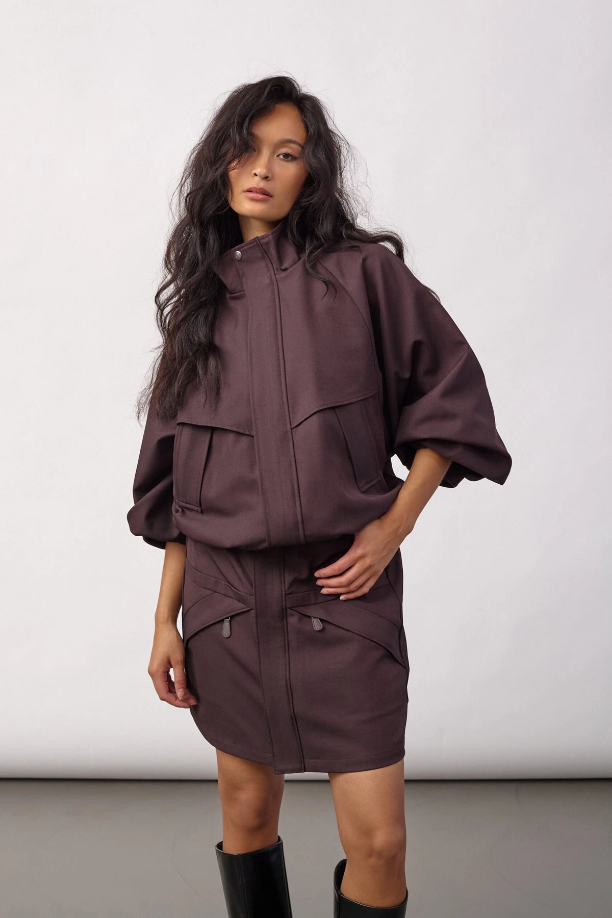 COCOUTURE | CHAQUETAS | MUJER | LUNACC BISON | MARRÓN