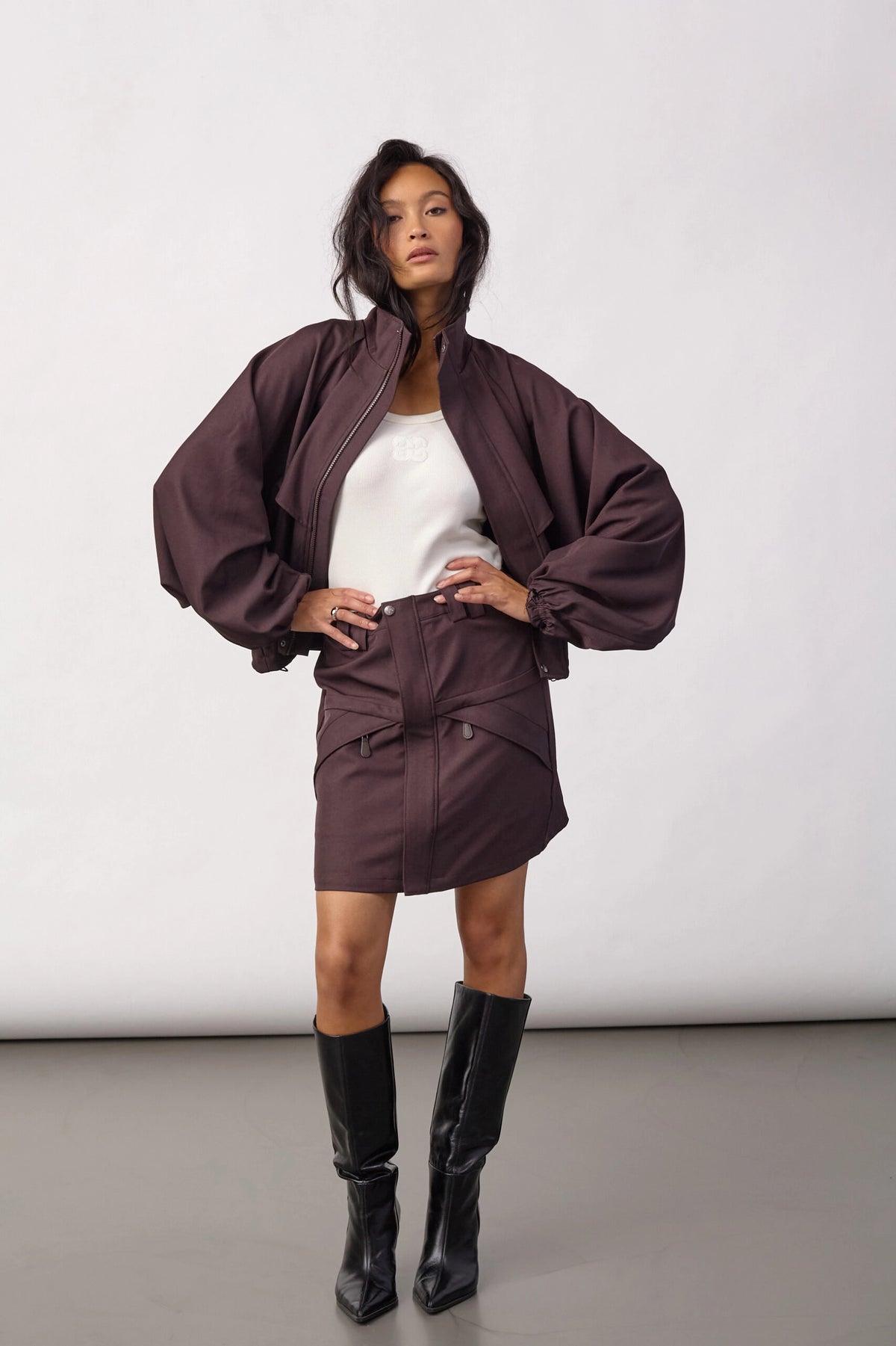 COCOUTURE | CHAQUETAS | MUJER | LUNACC BISON | MARRÓN
