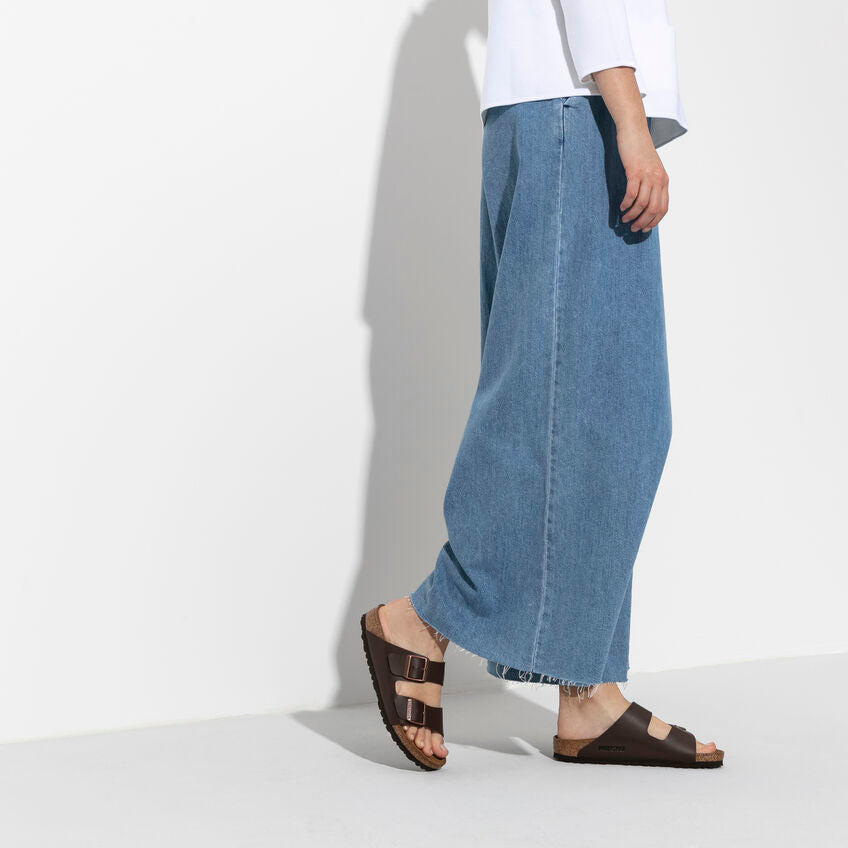 BIRKENSTOCK Arizona Birko-flor Dark Brown, brown sandals at Tascón