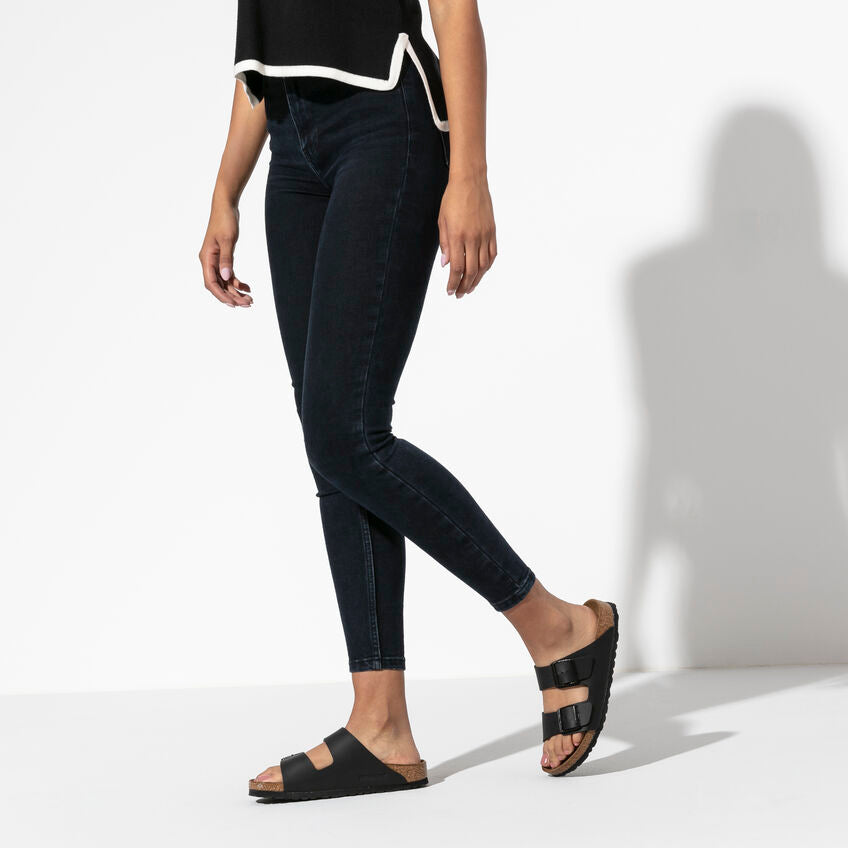 BIRKENSTOCK Arizona Birko-flor Black, sandàlies negre unisex a Tascón