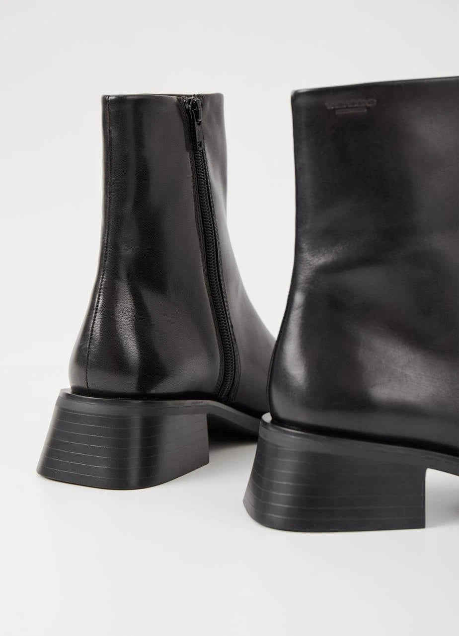 VAGABOND BLANCA-AW2D Black: zwart enkellaarsjes voor dames